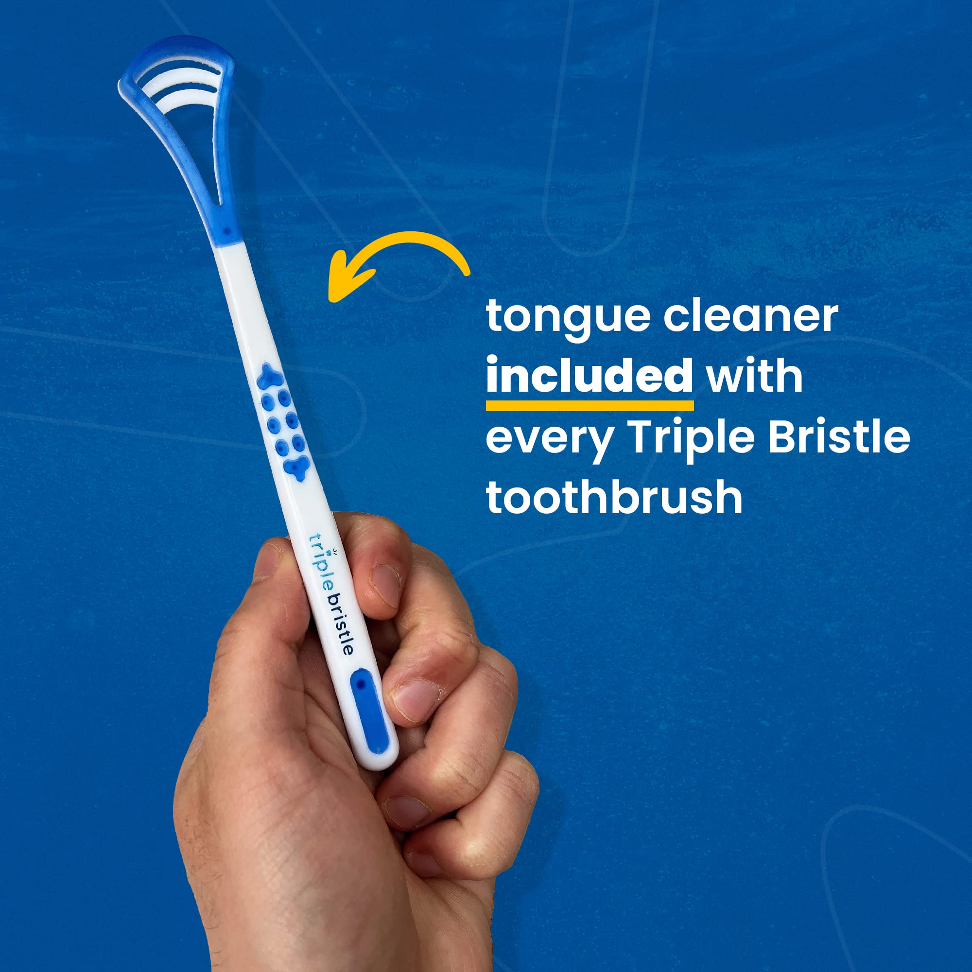 Triple Bristle kit de higiene con hilo dental y palillos incluidos