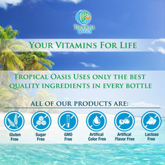 Mujer activa con Tropical Oasis en ambiente cotidiano que aporta energía