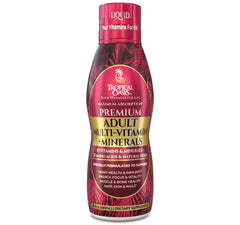 Tropical Oasis frontal del empaque mostrando diseño y beneficio nutricional