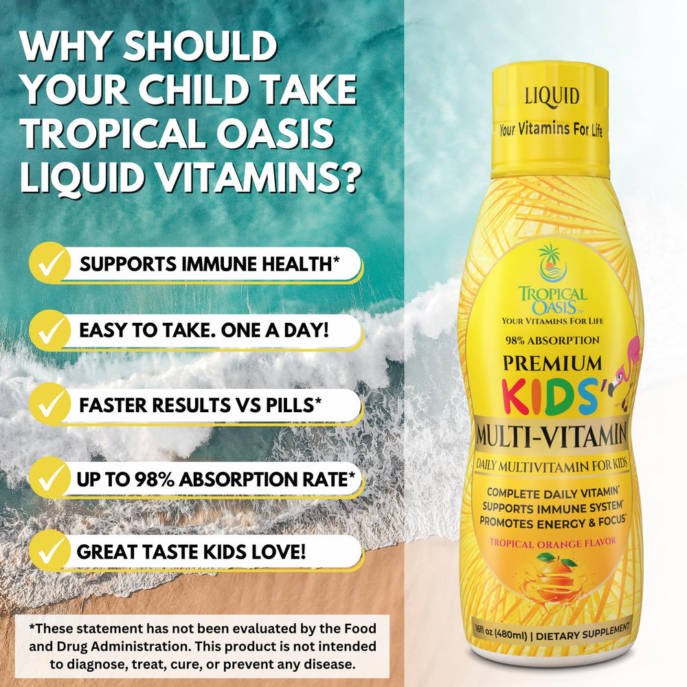 Tropical Oasis dosificador con cucharada lista para uso diario seguro