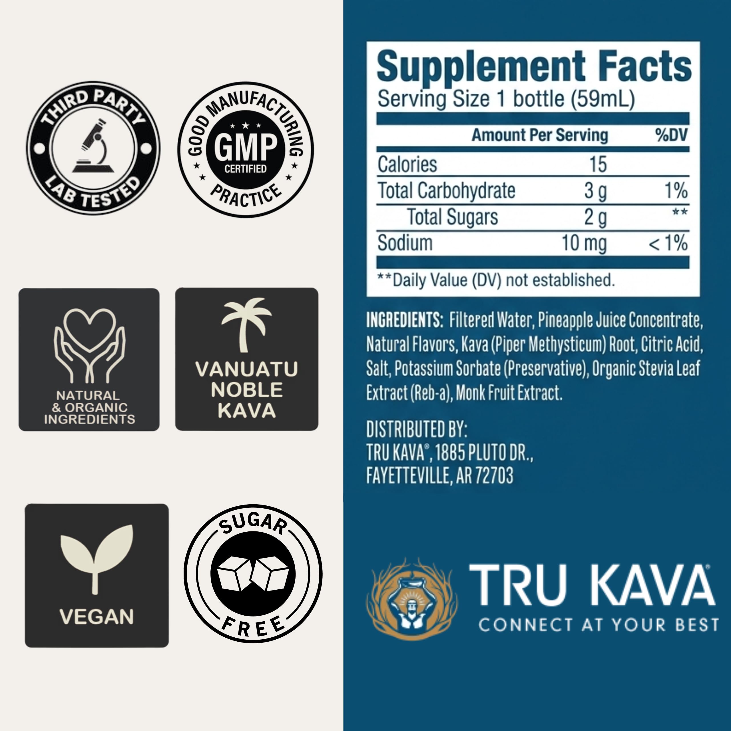 Tru Kava raíz seca de Vanuatu mostrando origen y calidad tradicional