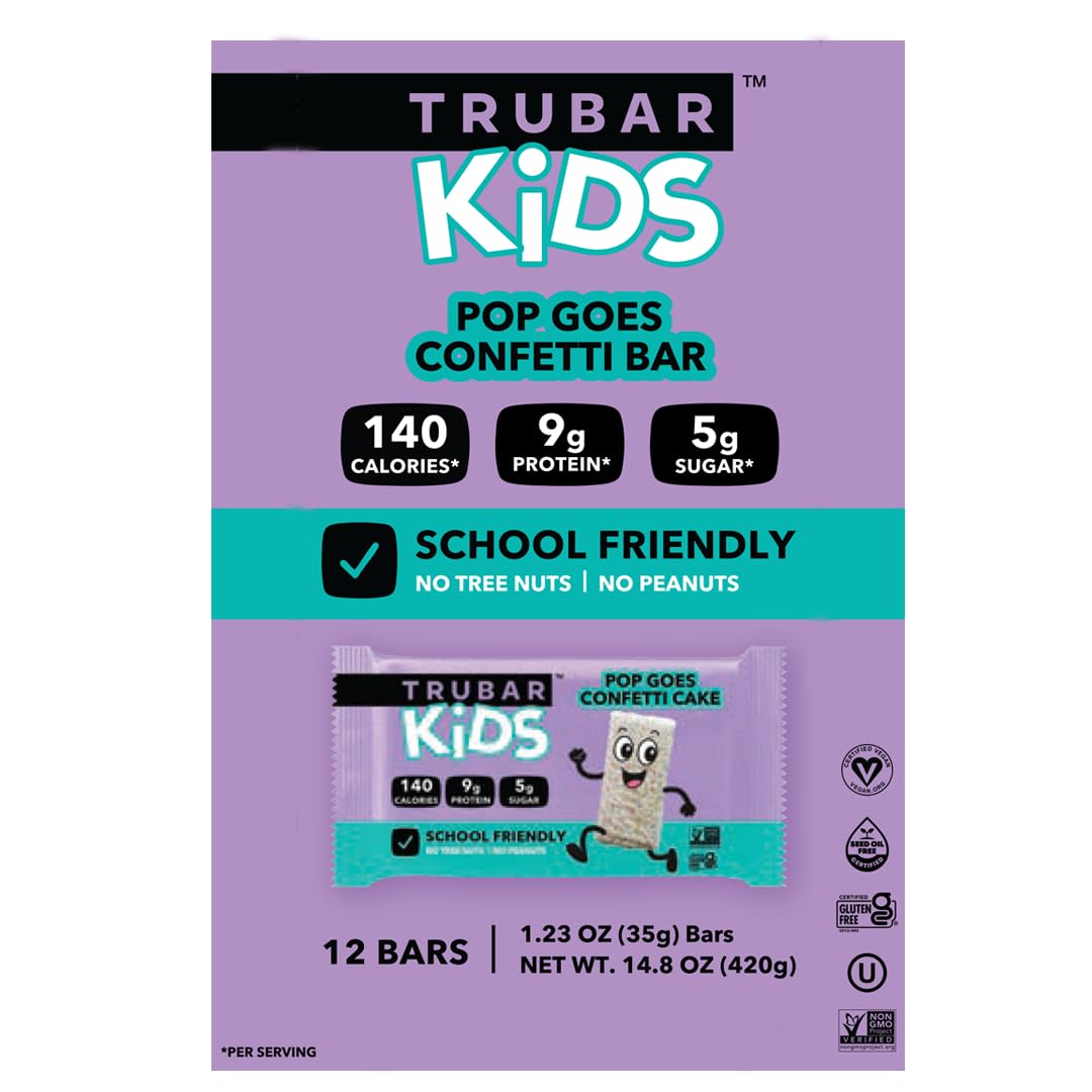 TRUBAR escena de merienda familiar con barra, opción saludable y fácil