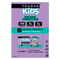 TRUBAR escena de merienda familiar con barra, opción saludable y fácil