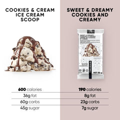 TRUBAR etiqueta de ingredientes con iconos veganos y sin gluten claros