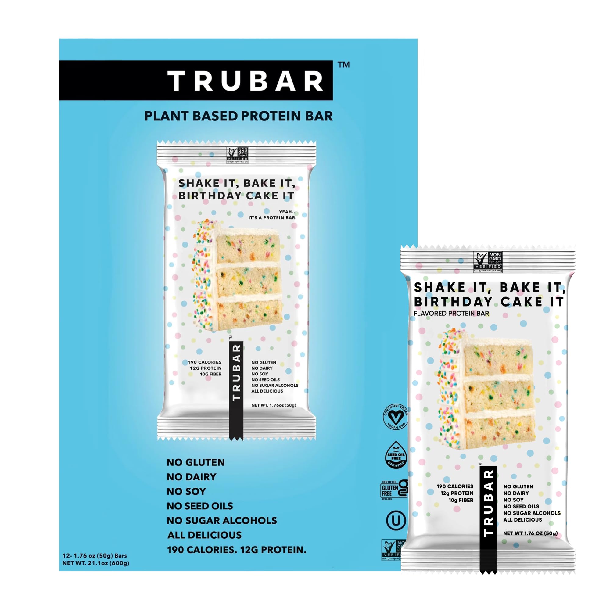 TRUBAR frente del empaque mostrando nombre y sabor, ideal para identificar el producto