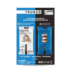 TRUBAR empaque frontal mostrando 16 barras y beneficios nutricionales
