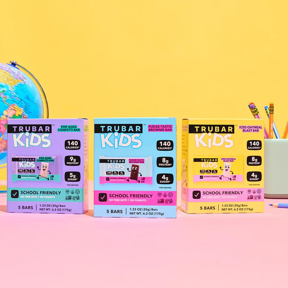 TRUBAR etiqueta con ingredientes clave resaltando limpieza y transparencia