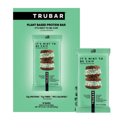 TRUBAR empaque frontal mostrando sabor menta y beneficios nutritivos