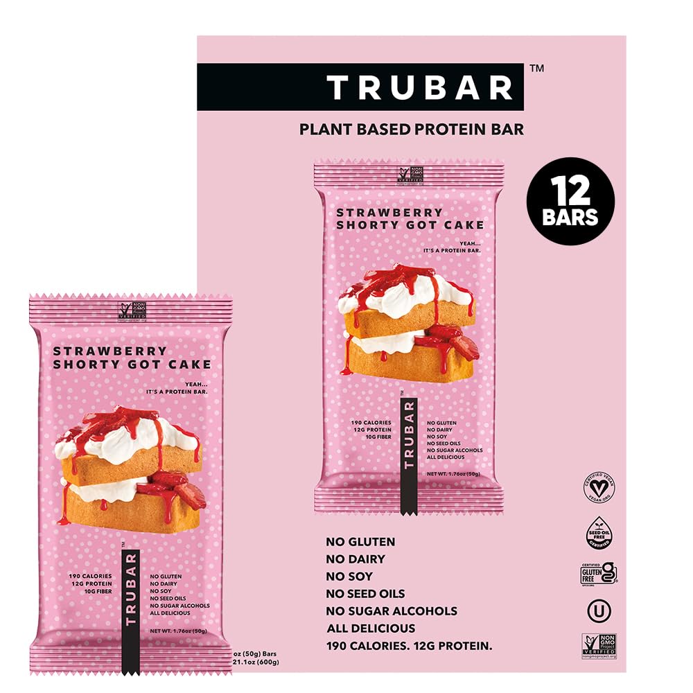 TRUBAR vista frontal del empaque que destaca sabor y beneficios