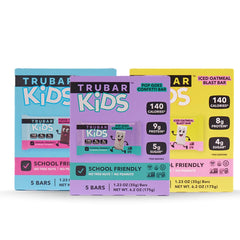 TRUBAR las tres variedades dispuestas resaltando opciones de sabor
