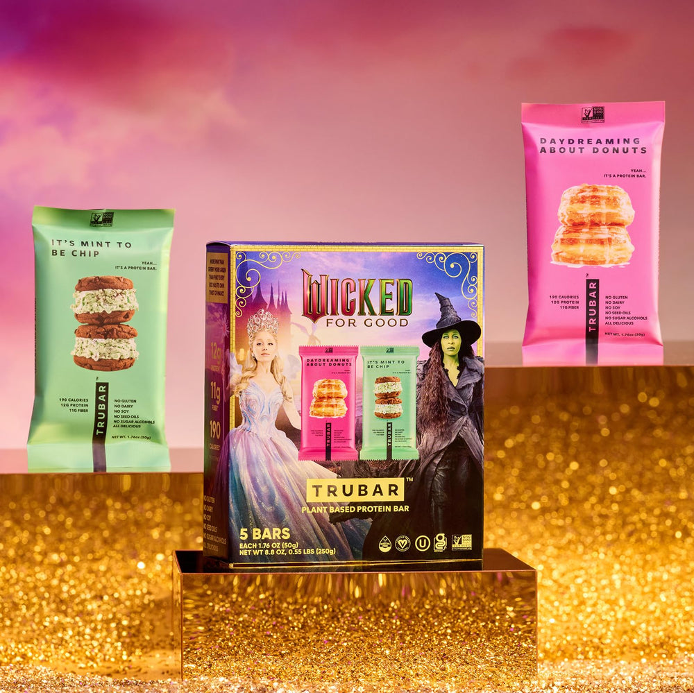 TRUBAR barra "Daydreaming About Donuts" con efecto glaseado visible, evocando sabor dulce y nostalgia