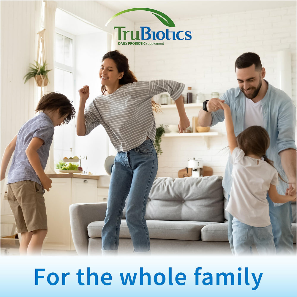 Persona activa con TruBiotics representando bienestar y apoyo natural