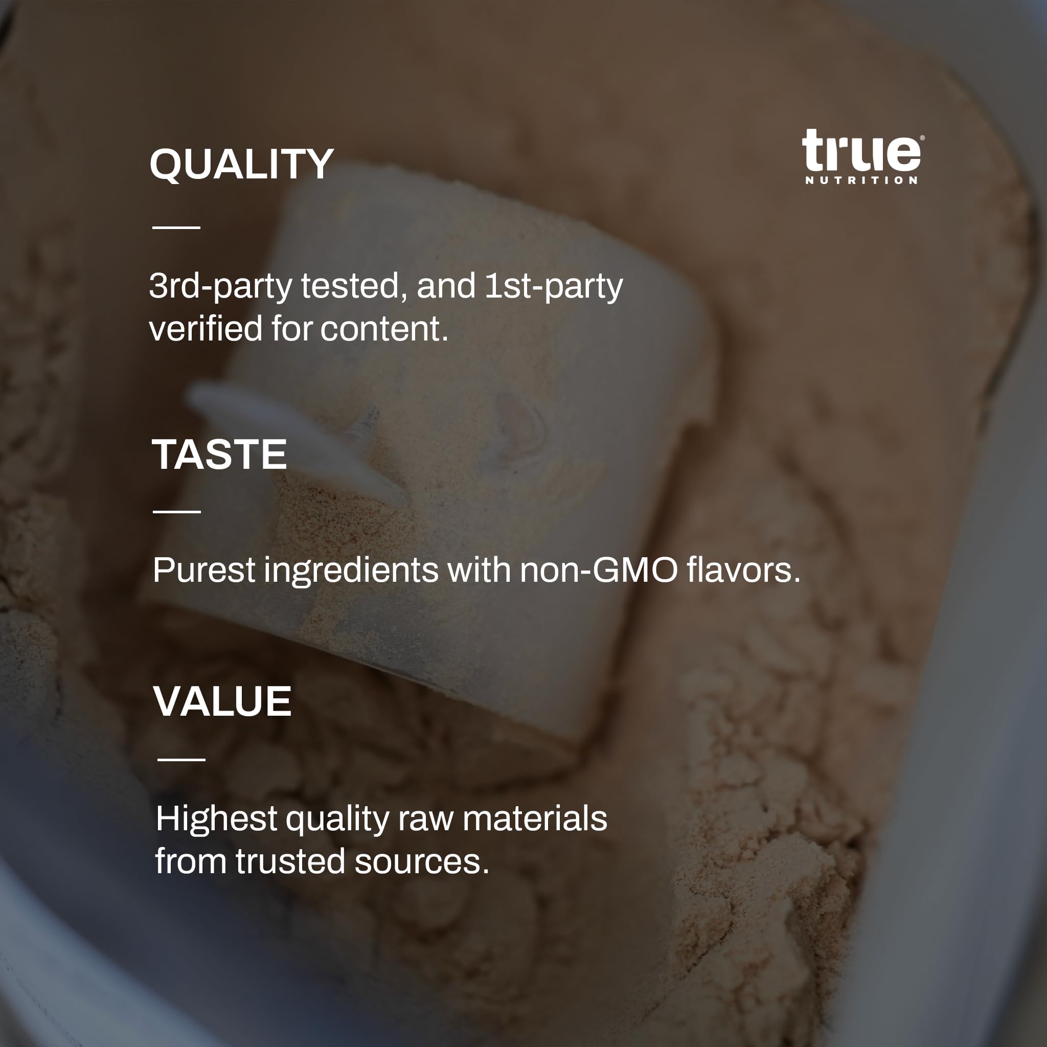 True Nutrition etiqueta nutricional del HBCD indicando 27 g por porción