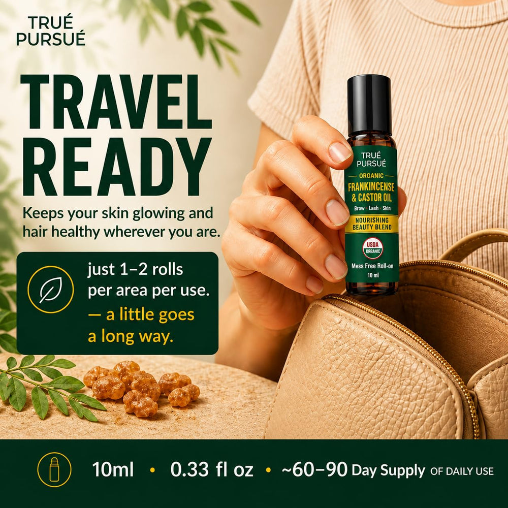 TRUÉ PURSUÉ uso en cejas mostrando nutrición y control del vello
