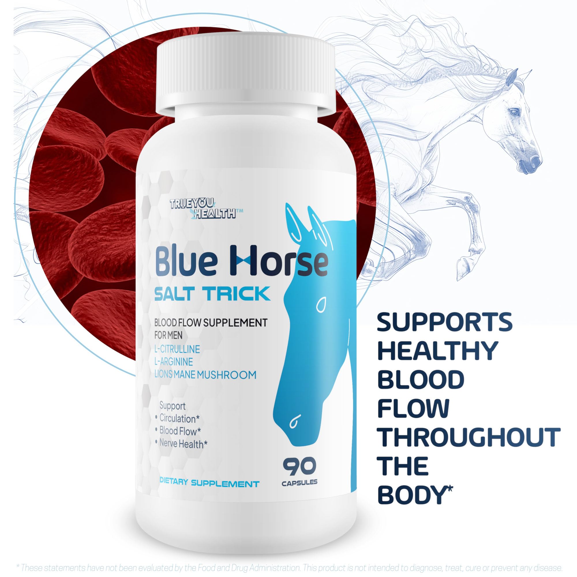 True You Health cápsulas en mano mostrando tamaño práctico y fácil uso