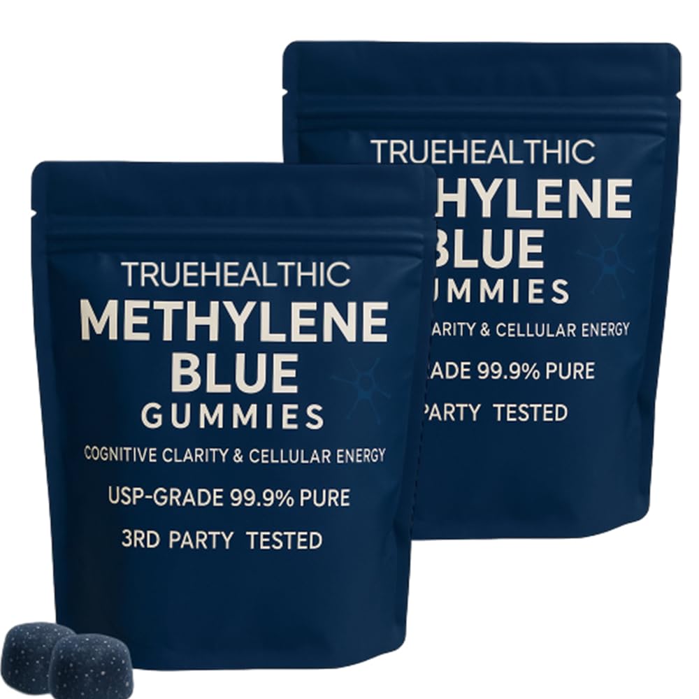 TRUEHEALTHIC envase frontal mostrando 60 gominolas y enfoque en concentración