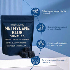 TRUEHEALTHIC persona masticando gomita para consumo práctico