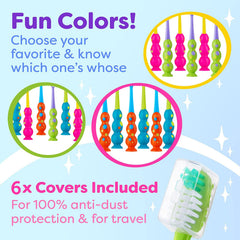 Trueocity colores variados en baño, identificación fácil por niño