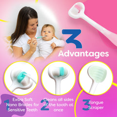 Trueocity primer plano de cerdas ultra suaves y alta densidad protectora