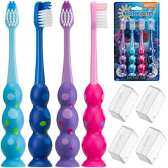 Trueocity vista frontal del set 4 pack mantiene higiene y elección de colores