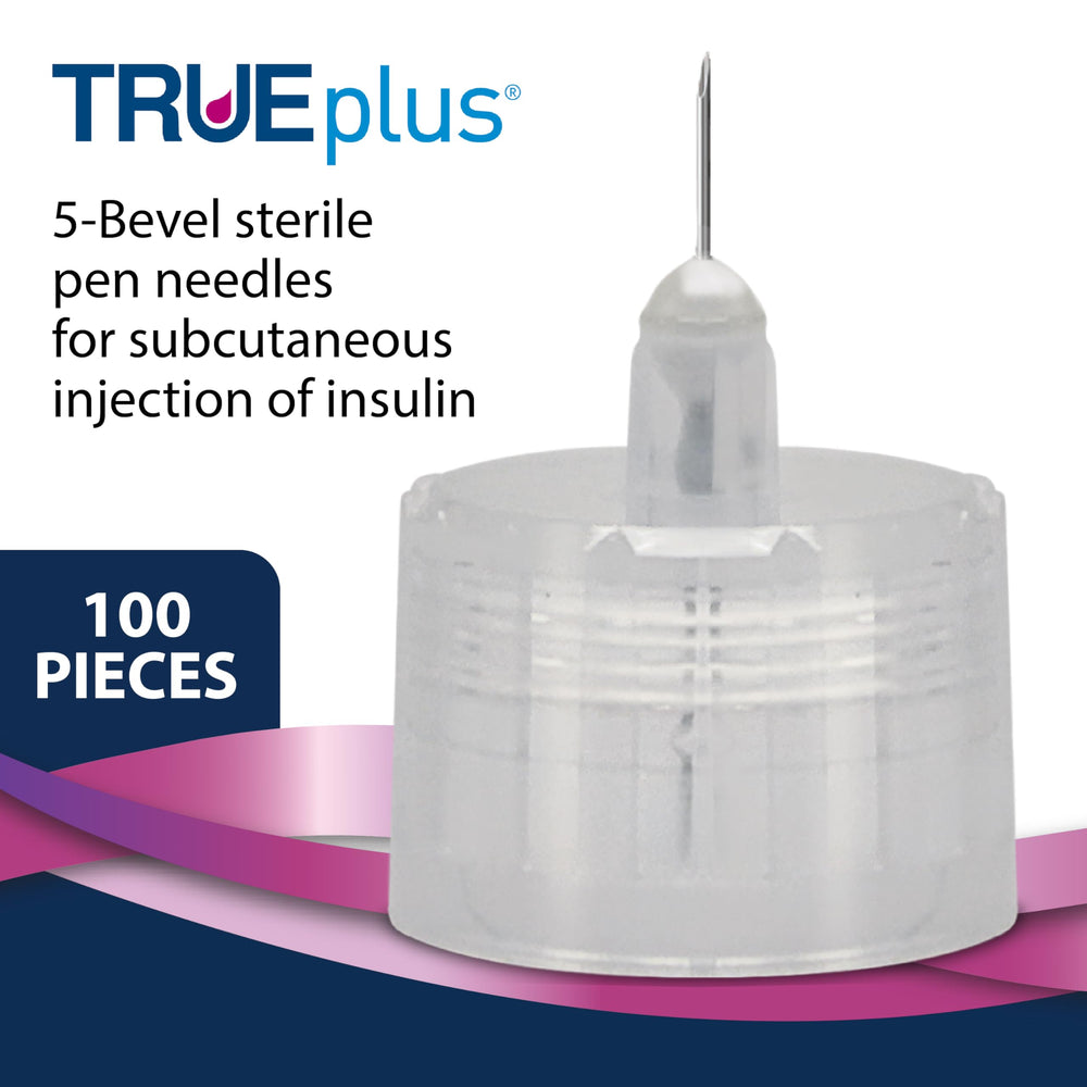 TRUEplus detalle de la punta 5-biseles que mejora la comodidad