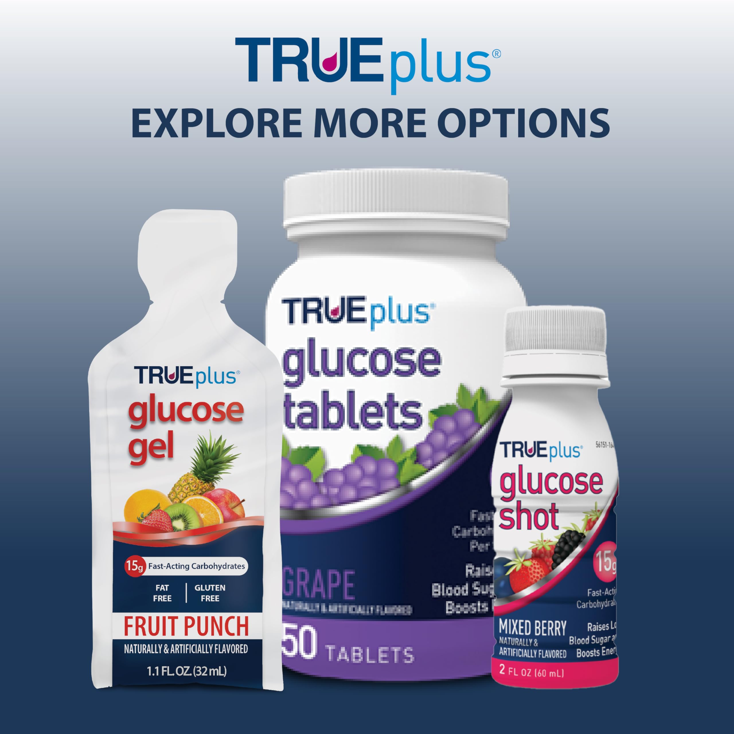 TRUEplus etiqueta con información nutricional clara para control de carbohidratos