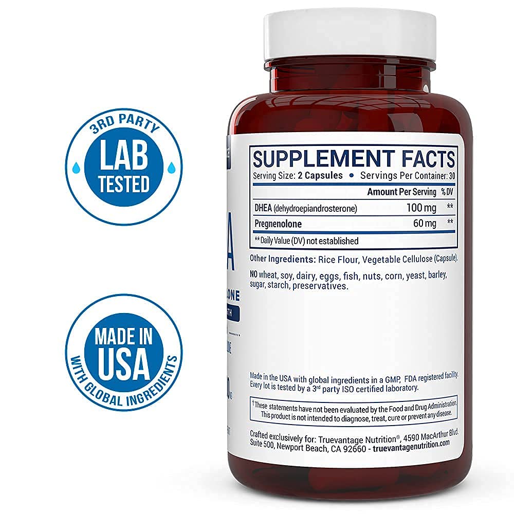 Truevantage Nutrition cápsula en mano para comparar tamaño y facilitar dosis