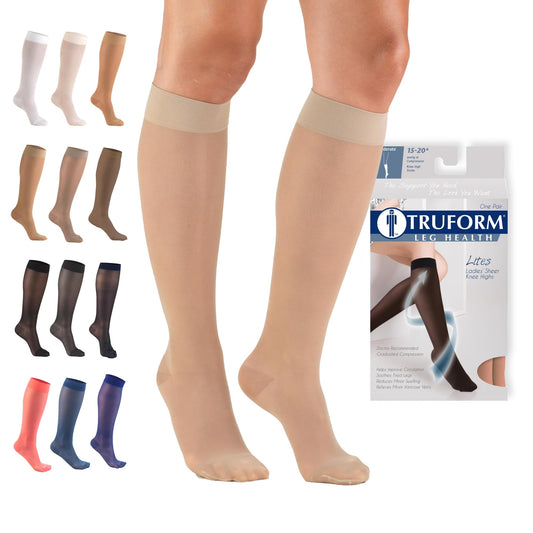 Truform vista frontal del empaque mostrando color nude y talla small