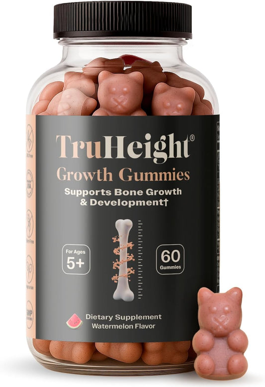 TruHeight envase frontal sabor sandía mostrando presentación y beneficios