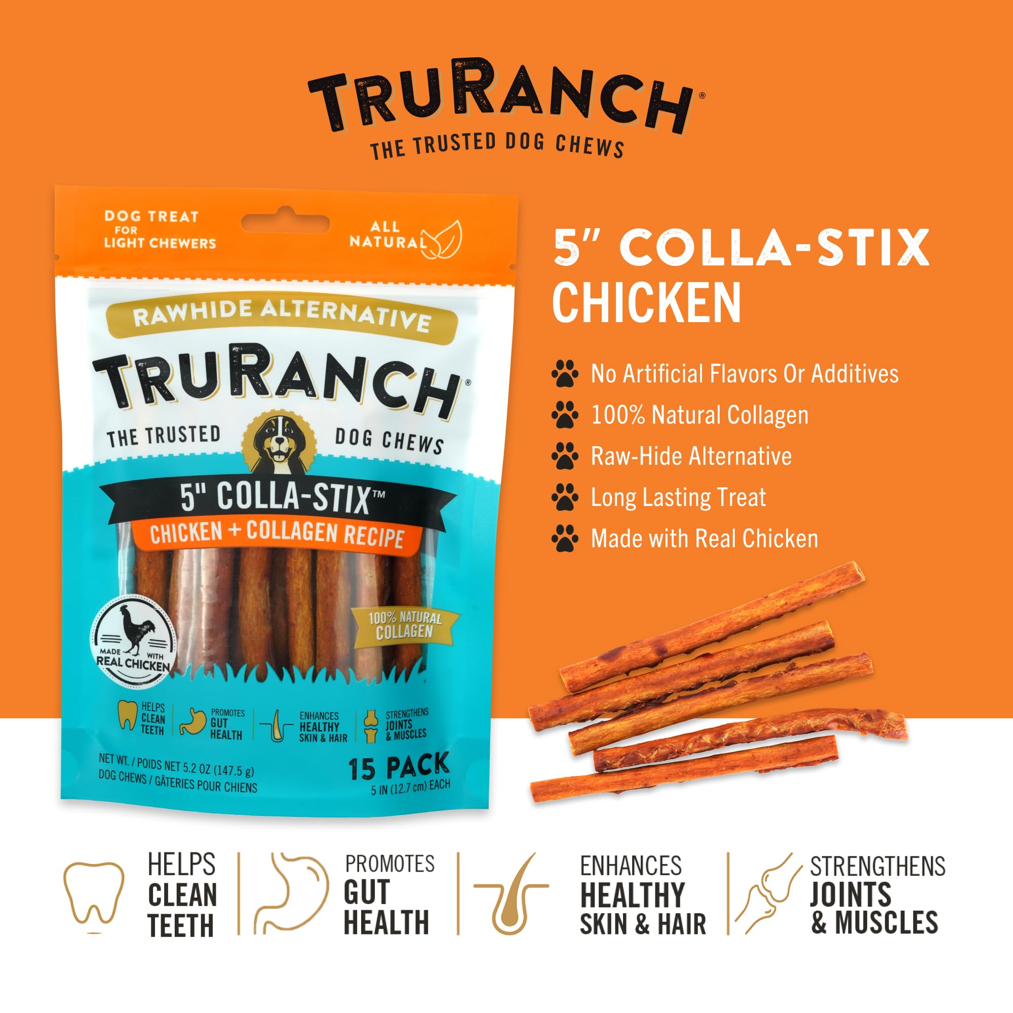TRURANCH primer plano textura de la barra que facilita masticación