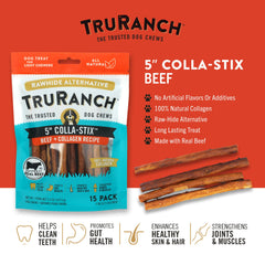 TRURANCH palitos de colágeno en primer plano con textura apetecible