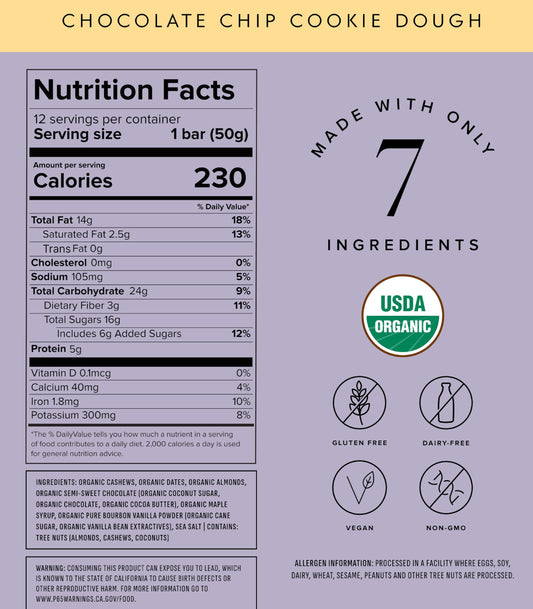 Barras Truvani planta: ingredientes orgánicos y veganos para snack consciente.