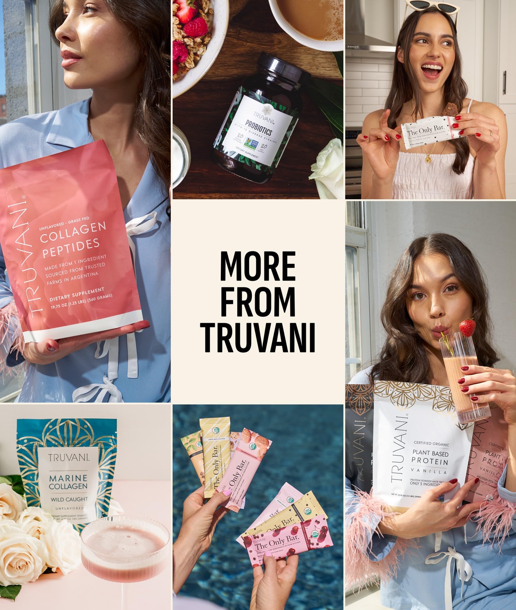 Truvani polvo ya disuelto en vaso, mezcla homogénea y sin grumos