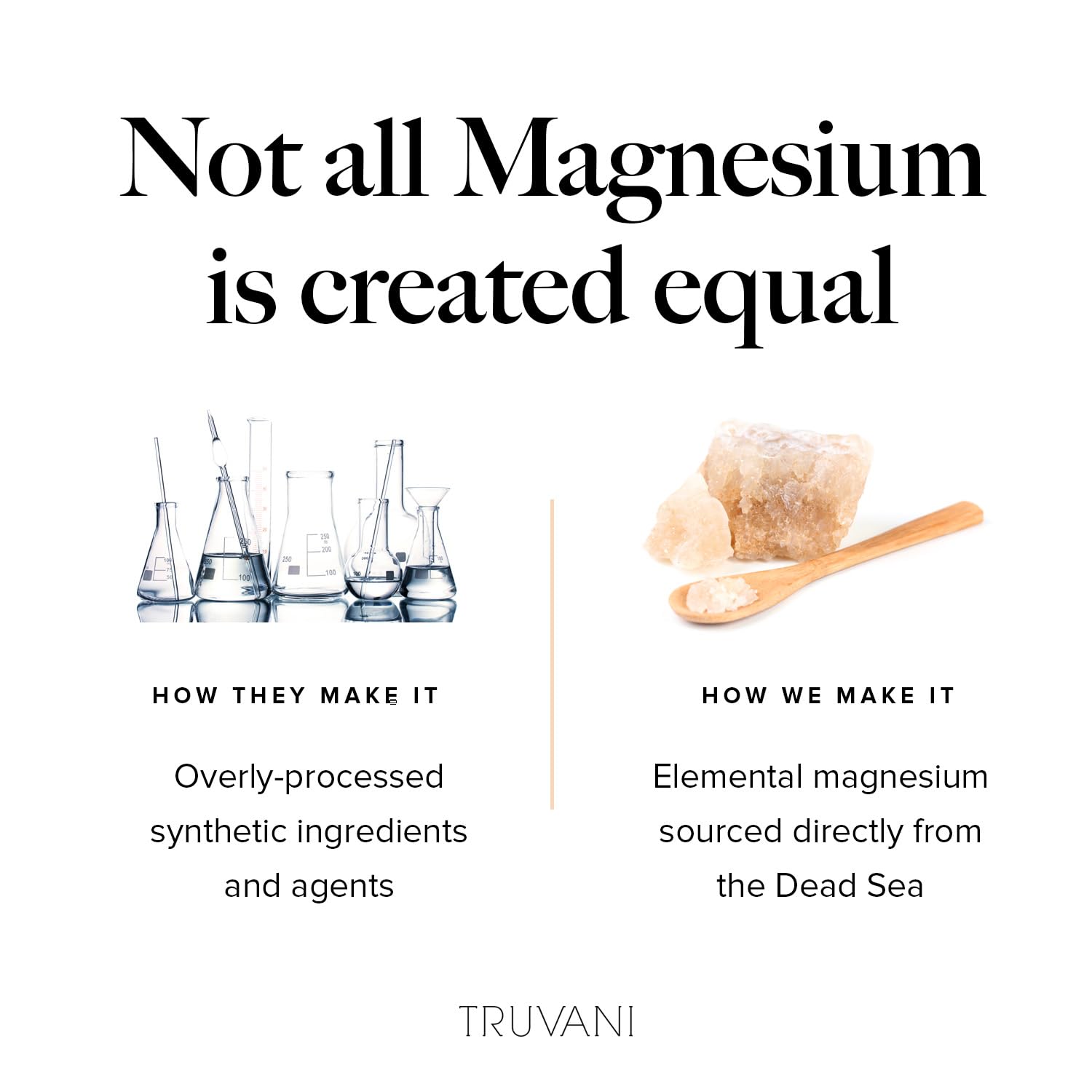 Truvani en cocina junto a vaso de agua, sugiere integración diaria saludable