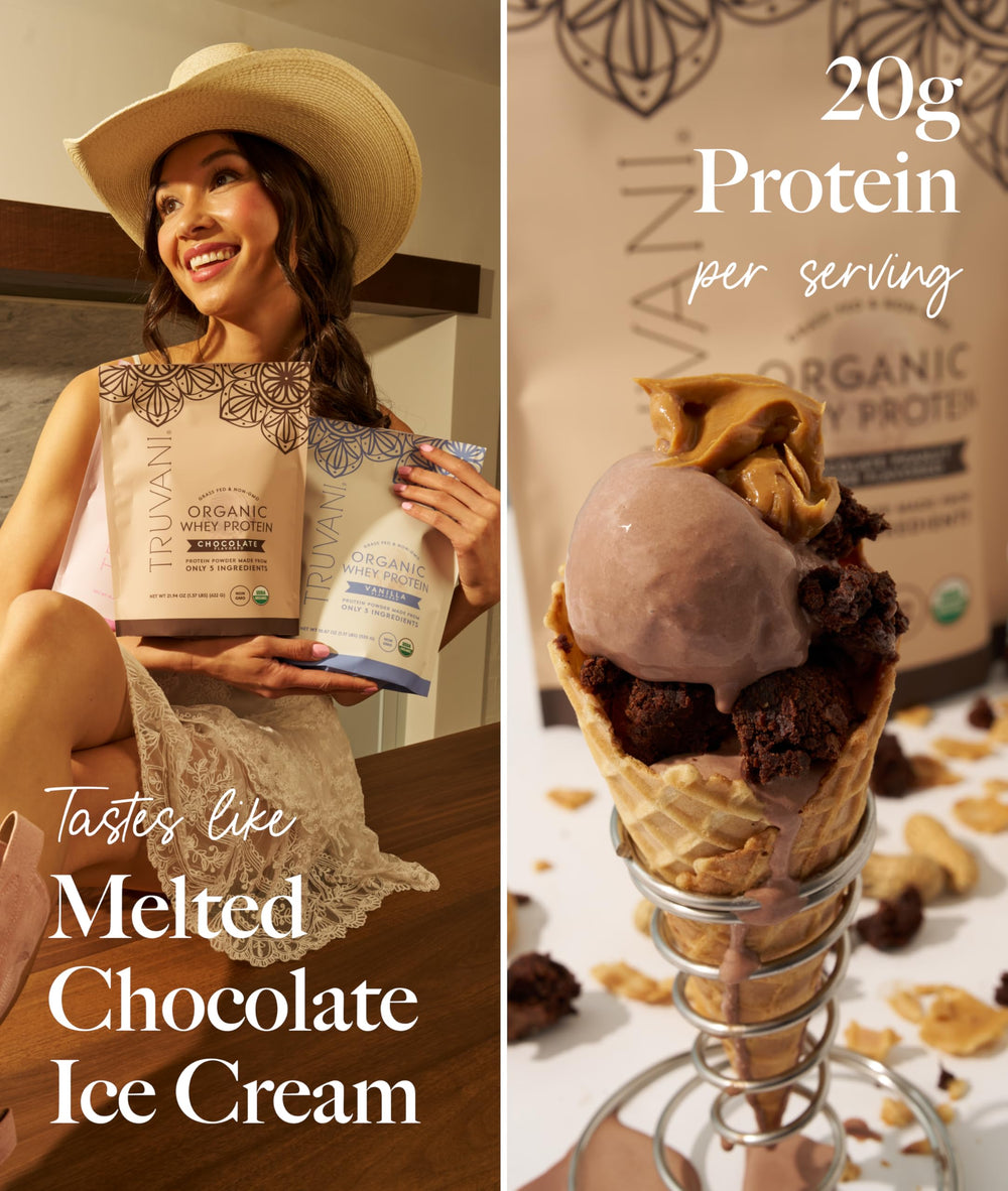 Truvani cacao y leche orgánicos juntos, sabor real y origen claro