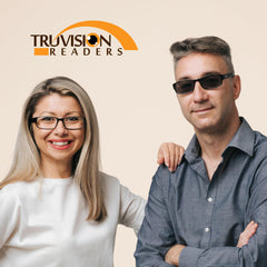 TruVision Readers ambiente de oficina mostrando estilo profesional diario