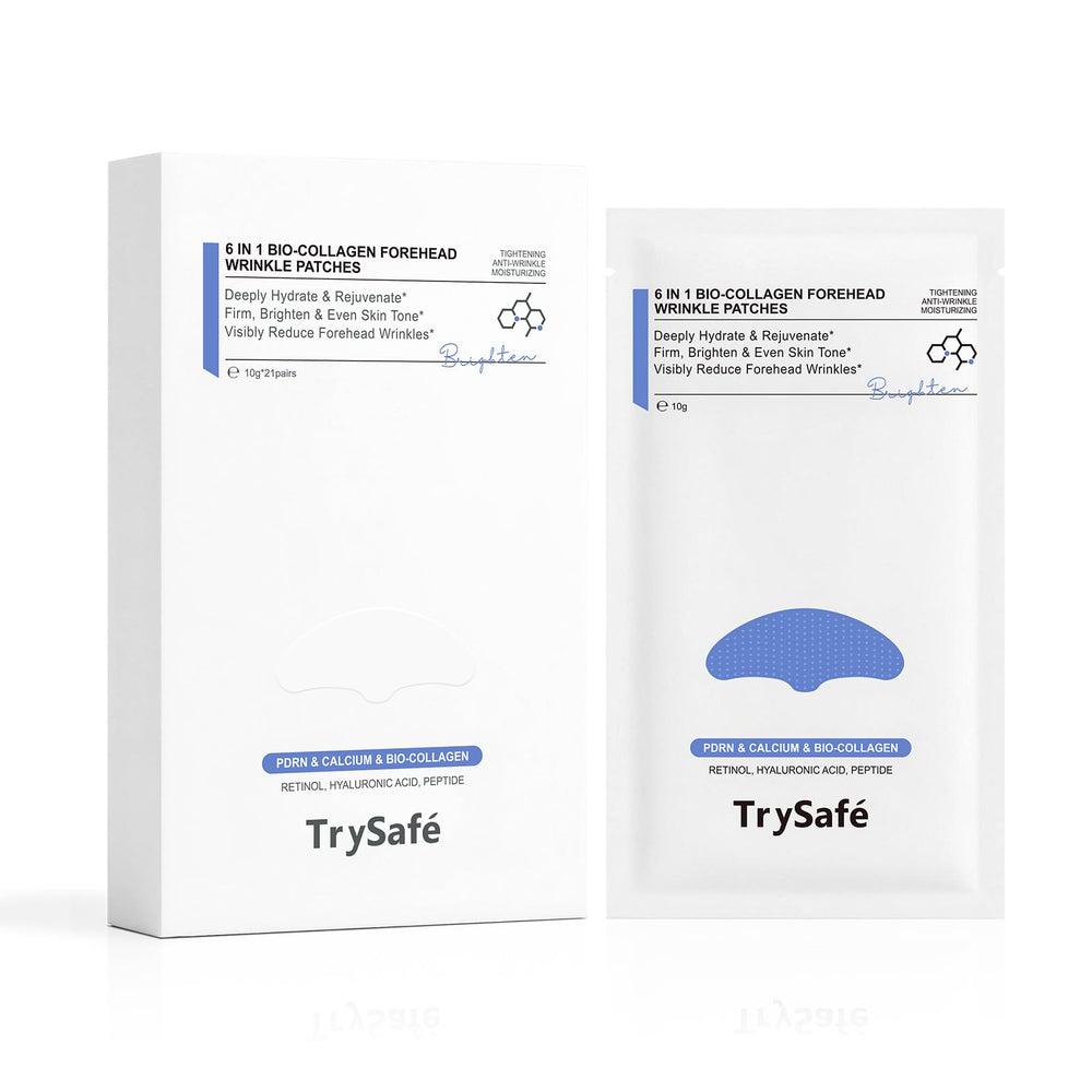 TrySafe envase frontal claro mostrando 21 pares y beneficios visibles