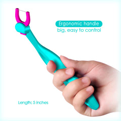 T.Smile primer plano del cabezal mostrando hilo resistente y textura