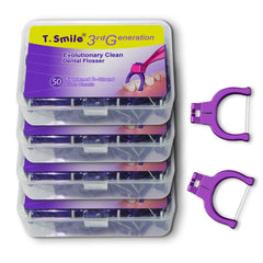 T.Smile empaque frontal del kit, organiza recambios y mango para higiene precisa