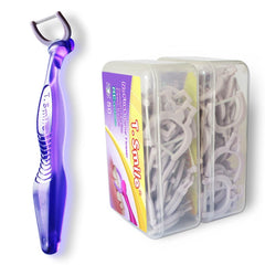 T.Smile kit frente con mango morado mostrando facilidad de uso