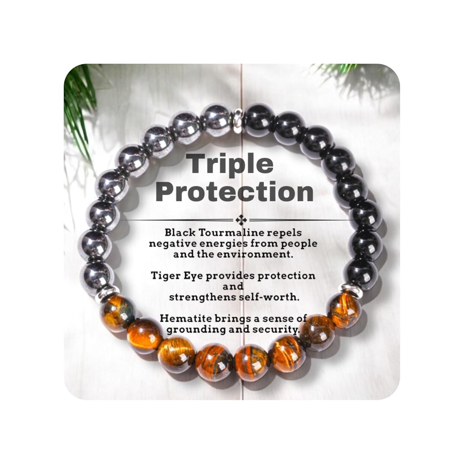 TUBIANCA pulsera frontal mostrando combinación de piedras y estilo elegante