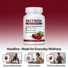 Tufonra Beetwise etiqueta con lista de ingredientes vegetales seleccionados