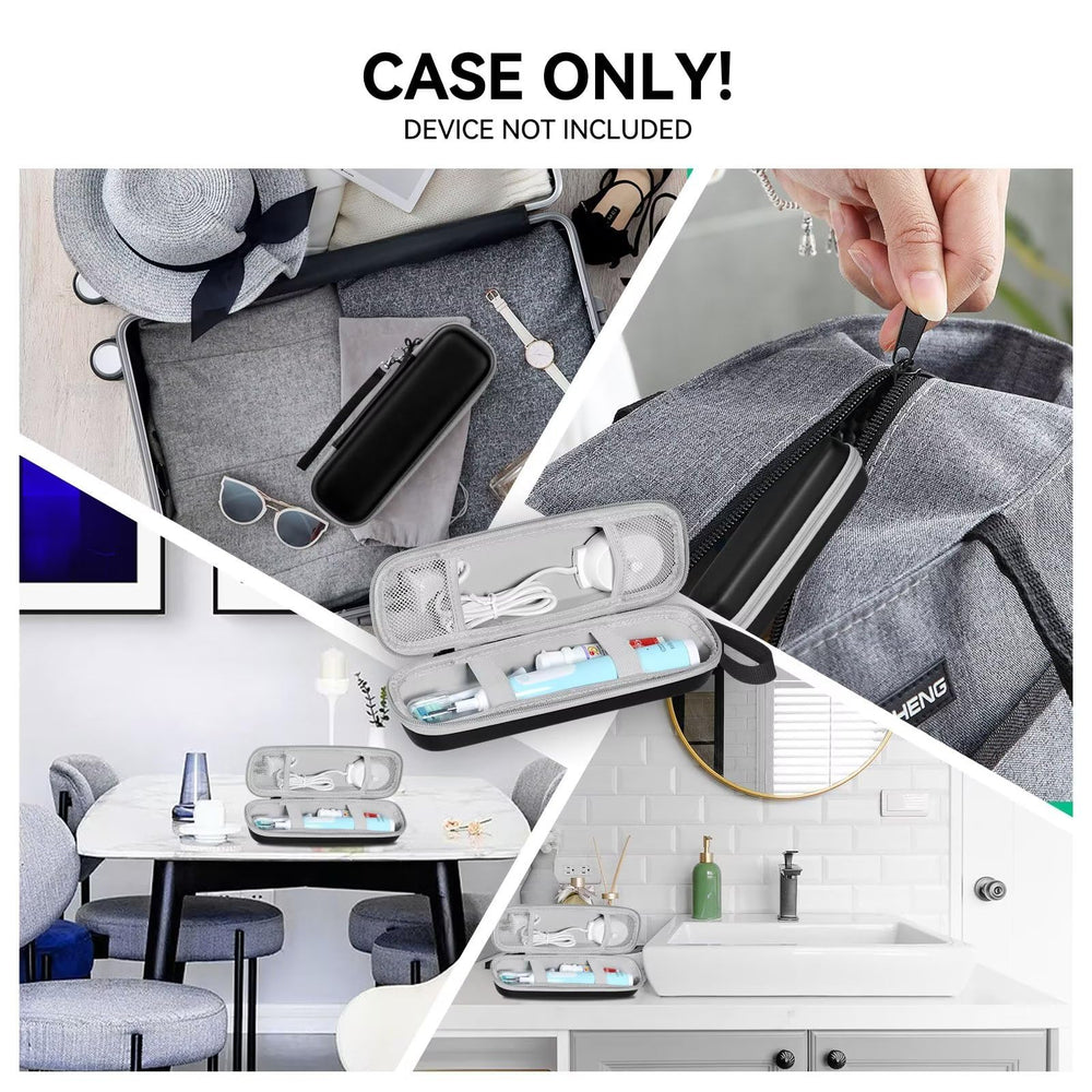 TUNYINSH estuche junto a un cepillo para comparar tamaño práctico