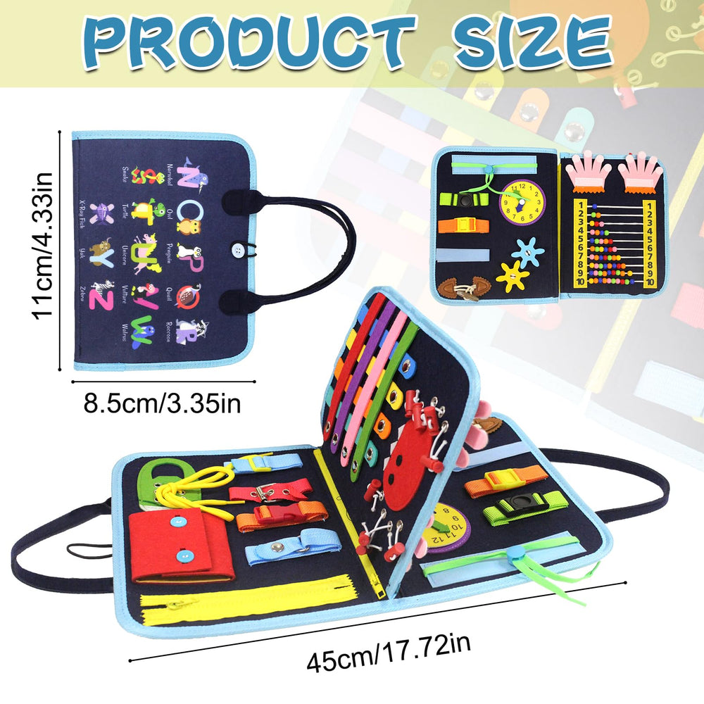 TUSAUW fidget blanket en uso sobre el regazo aportando ocupación segura