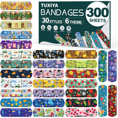 TUXIYA empaque frontal mostrando las 300 vendas y beneficios