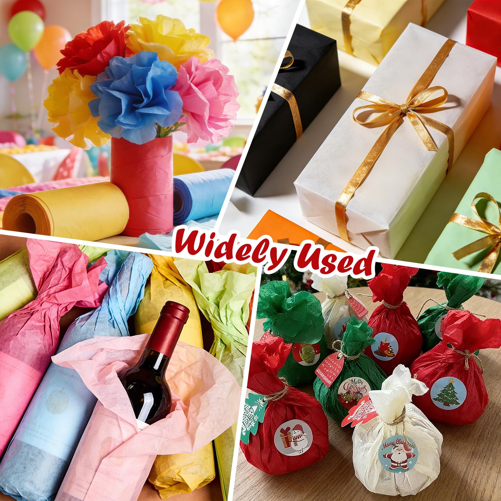 TUXIYA papel seda como relleno en caja de regalo elegante