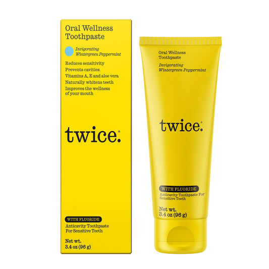 TWICE frente del tubo mostrando marca y diseño, transmite confianza