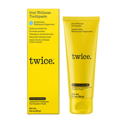TWICE frente del tubo mostrando marca y diseño, transmite confianza