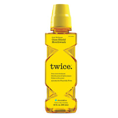 TWICE botella frontal mostrando el diseño y tamaño práctico