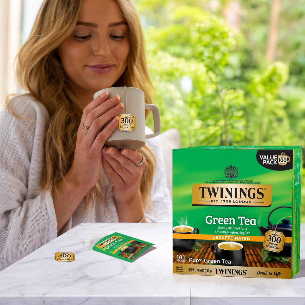 Detalle de las hojas y polvo de Twinings que explica calidad de mezcla